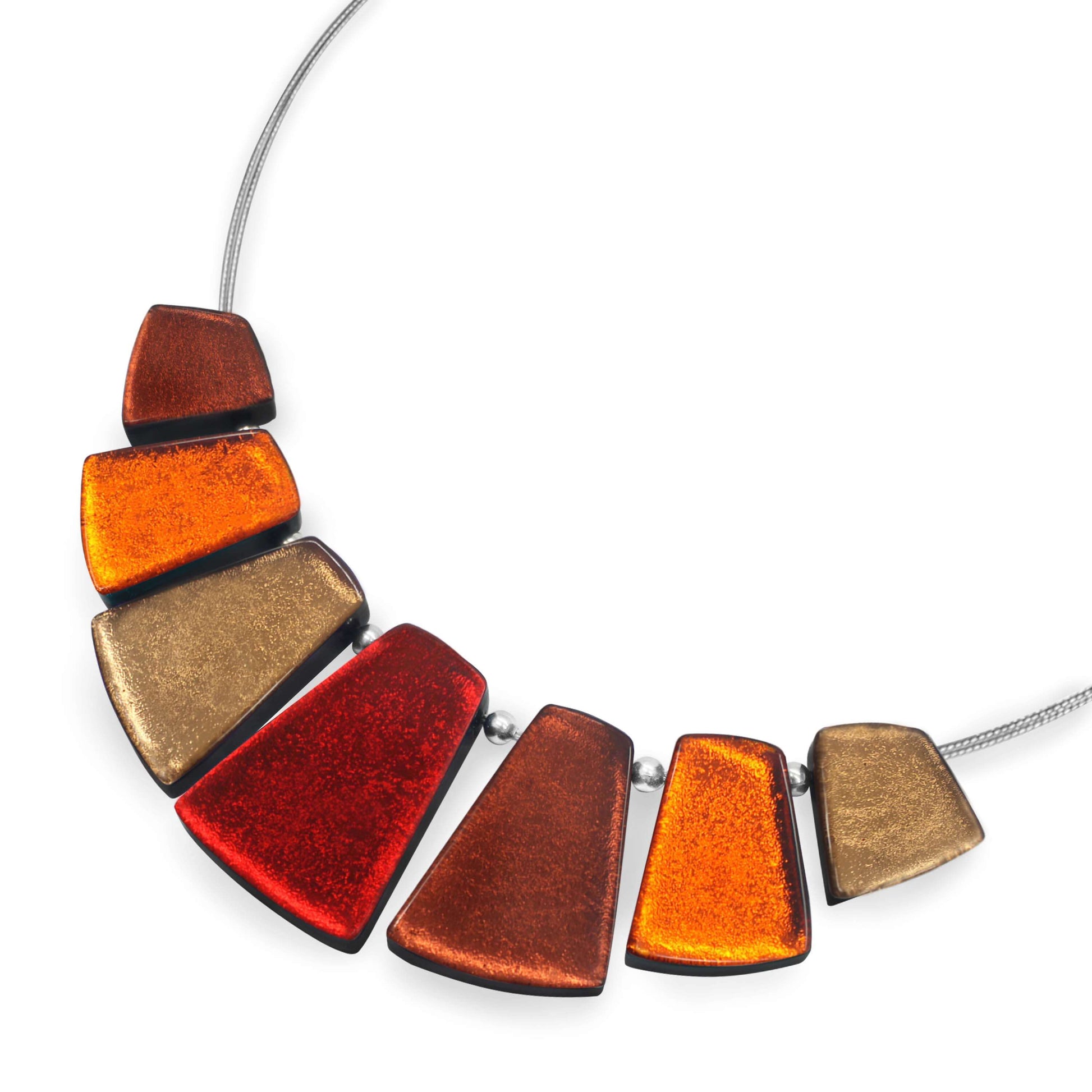 Chilli Empress Silverleaf Shiny Necklace