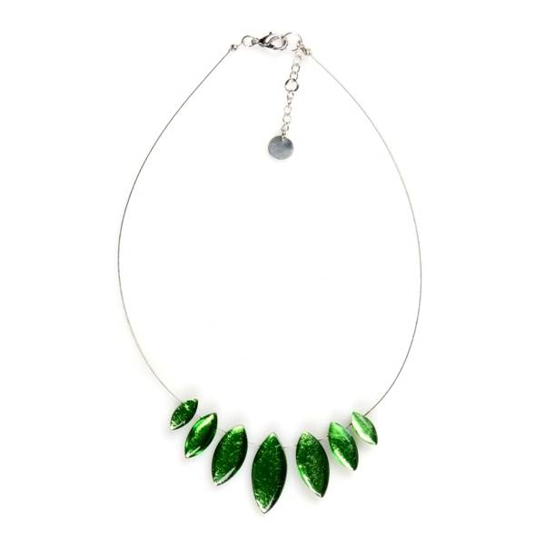 Green Petal Classic Necklace