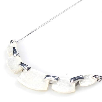 White Shields Necklace