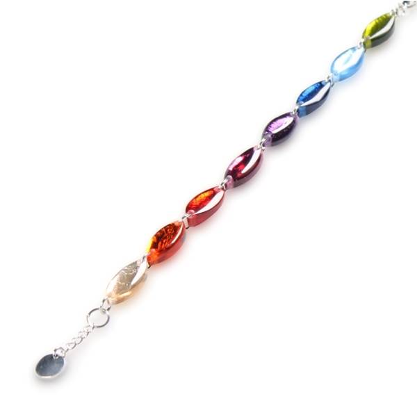 Rainbow Petal Bracelet