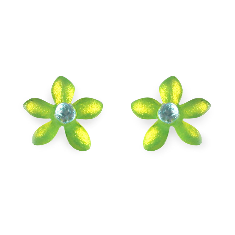 Caribbean Flower Stud Earrings
