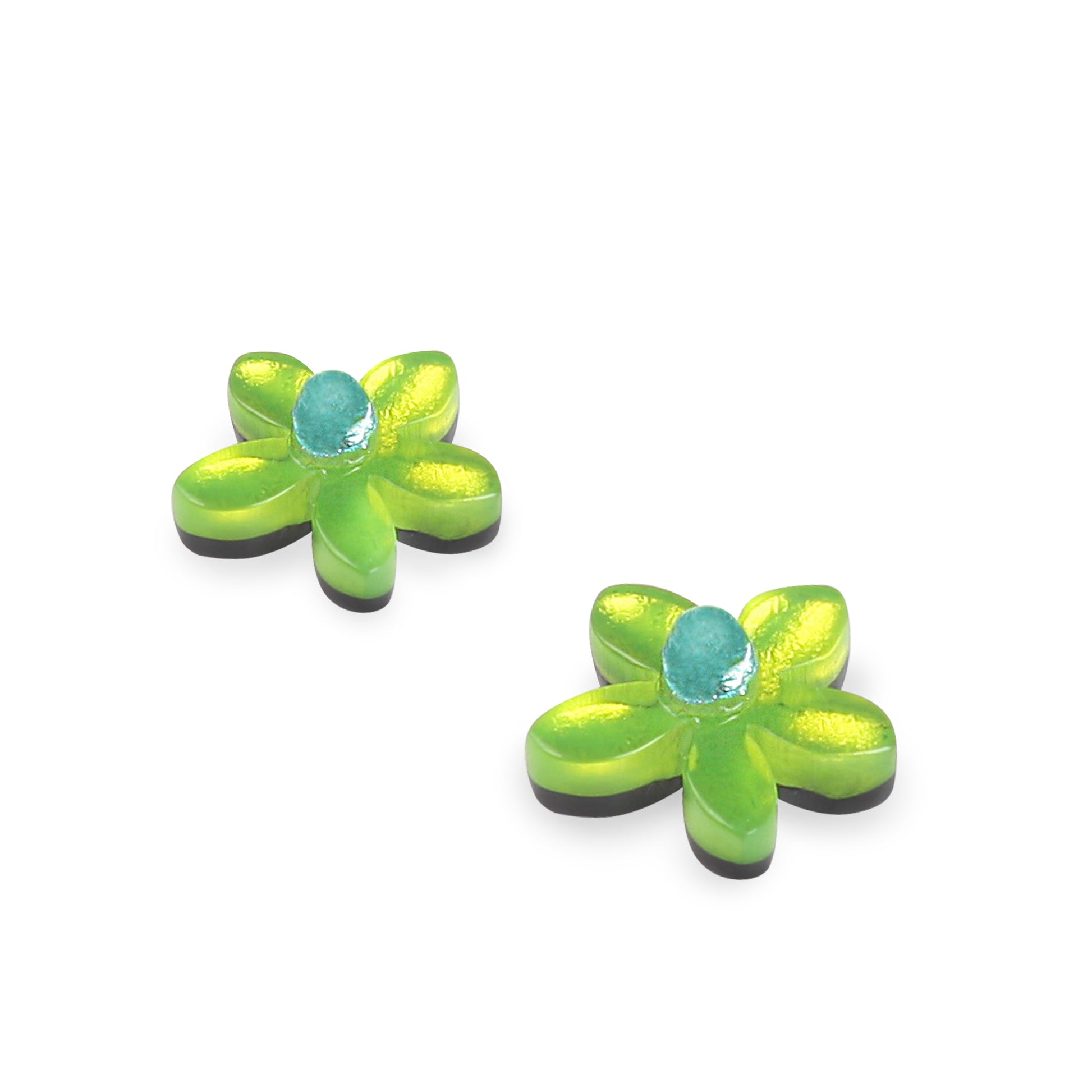 Caribbean Flower Stud Earrings
