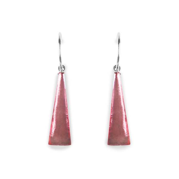 Blush Shard Creole Earrings