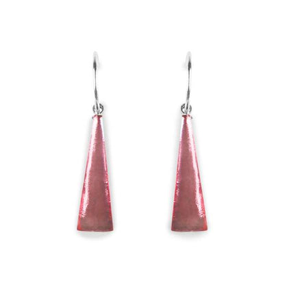 Blush Shard Creole Earrings